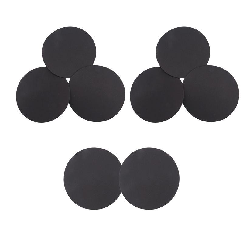 A34R 8 Pcs 15Cm Black Mandala Kraft Paper Round Cardboard For Painting DIY Cardboards For Artist Painter
