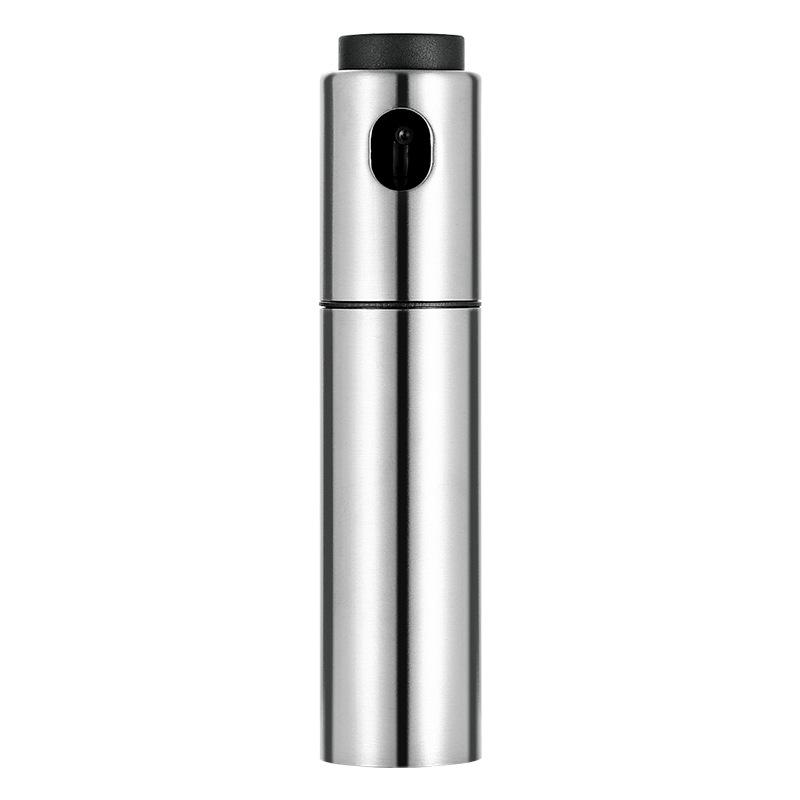 260ml Glass Press-Type Oil and Water Spray Bottle - Non-Drip, Transparent Kitchen and Watering Can.