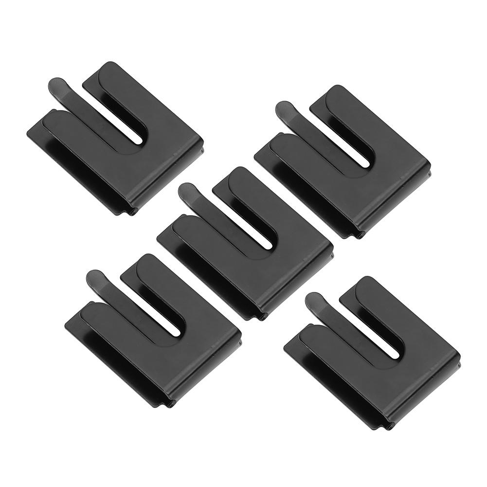 

5PCS Car Radio Hand Microphone Hook New Aluminium Alloy MultiFunctional Mounted Supplies