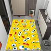 Happy Spongebob Happiness Themed Anti-Slip Rugs - Polyester Home Decor, Suitable for Bedrooms, Living Rooms, Doorways, Studios, and Decorations