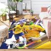 1pc Brazilian Football Legend Rug, Office Carpet Indoor Outdoor Entrance Doormat, Non-Slip Soft And Comfortable, Living Room. DT7070103