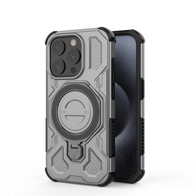 Magnetic Armor Case For iphone 15 Pro Cases apple iphone 15 Pro iphone 15 Pro Max Cover Magsafe Wireless Charging Phone Cover