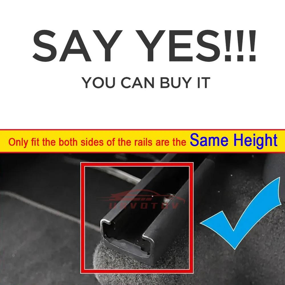 4 ks Chránič krytu kolejnice sedadla Pro Tesla Model Y Příslušenství 2025 2025 2025 Přední zadní díly Ochranné podložky pro posuv zadních sedadel