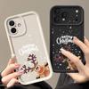Cute Christmas Elk Pattern Case For iPhone 17 Air 16e 16 15 14 Pro Max 13 17 Pro Max 17 Pro 17 Shockproof Soft TPU Silicone Phone Cover Funda