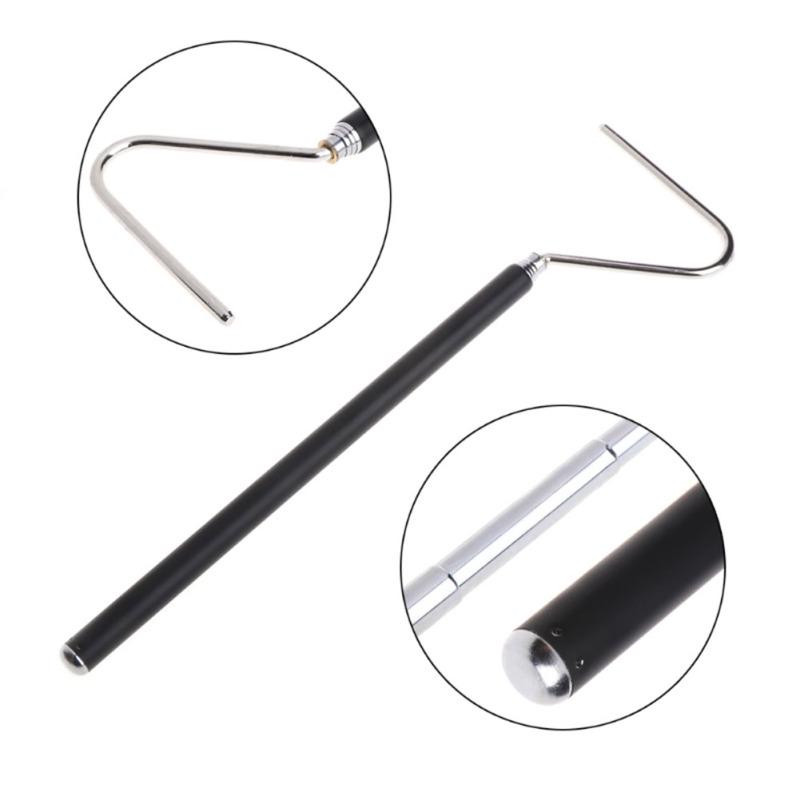 Stainless Steel Snake Hook Adjustable Long Handle Catching Tools Trap Tong