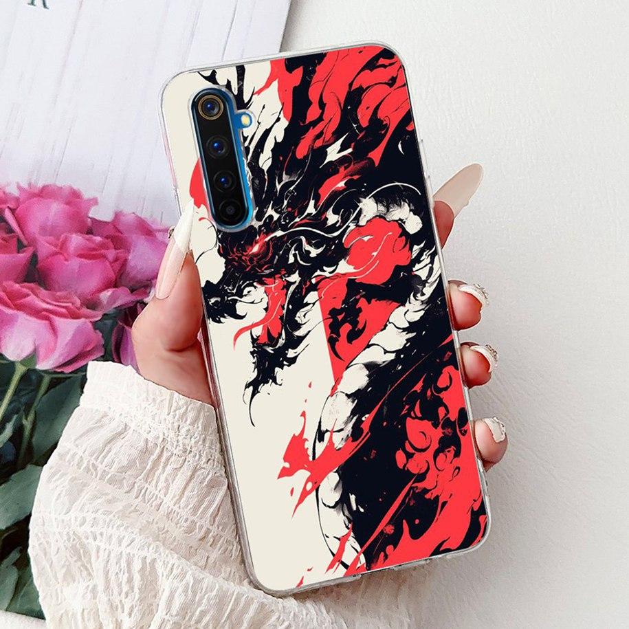 For Realme 6 Pro Case RMX2061 Soft Silicone Cartoon Phone Cover For OPPO Realme 6 Pro Case Realme6 Realme 6 Pro 6i 6S 6Pro Coque