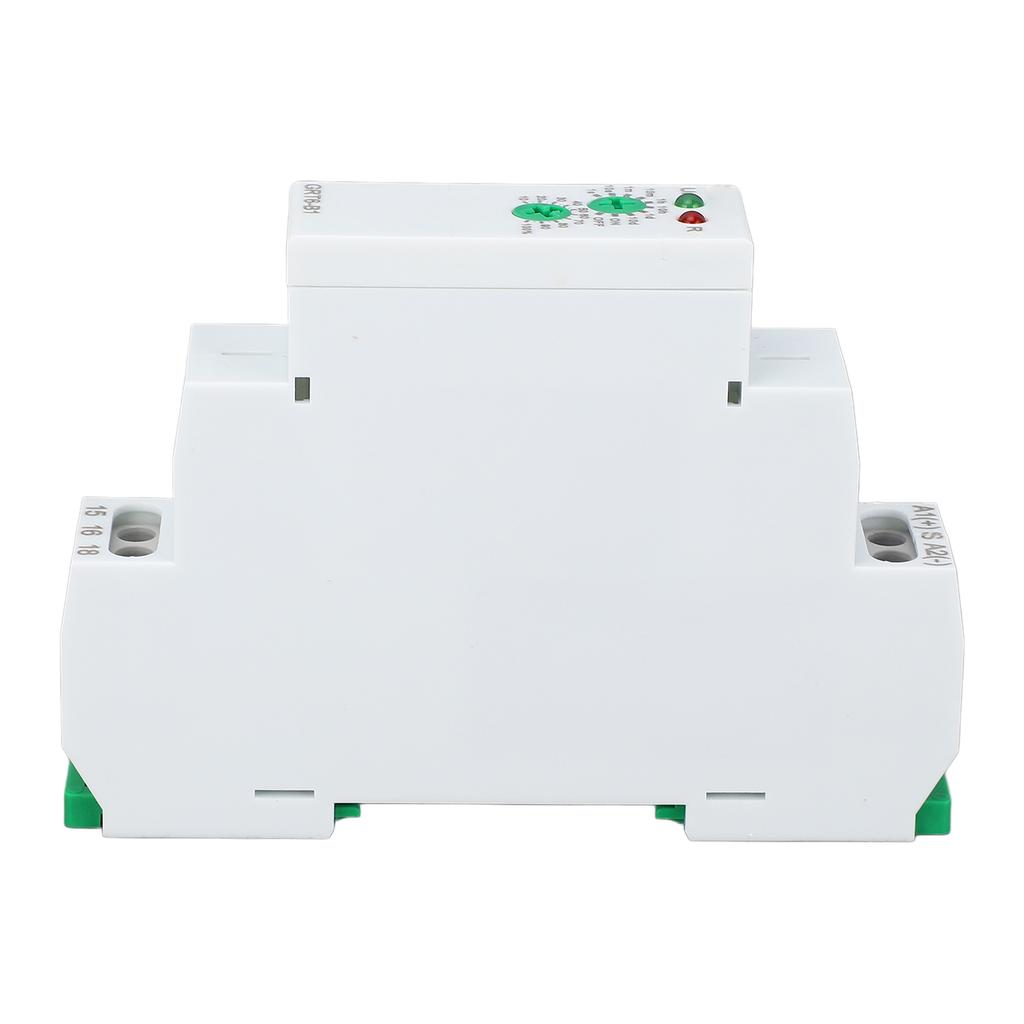 Zeitrelais 0,1s bis 10 Tage Verzögerung Aus Einzelfunktionsrelais Schalter mit LED-Anzeige DIN-Schienenmontage