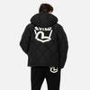 Evisu Aw23 Logo And Seagull Print Long Sleeve Hooded Jacket Men jackets Black 2EAEPM3NJ1183XXPL