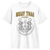 Twin Tiger Sak Yant Muay Thai Cotton Tshirt For Unisex Summer Y2k Retro Tshirts Trending Tees Oversized Loose Clothing