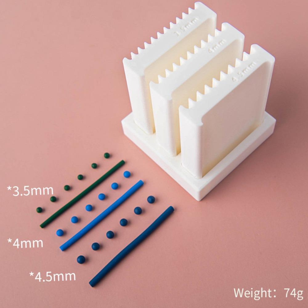 Mini kuličková forma na hlínu Kuličková forma na hlínu 2 v 1 Válečková lišta Forma Nový nástroj na tvarování ručním válením DIY šperky
