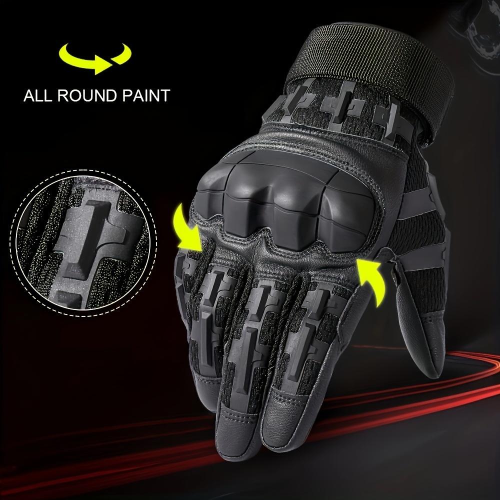 Tactical Gloves Touch Screen Hard Shell Outdoor Hunting Airsoft Combat Shooting Hiking Cycling Sports PU Leather Anti-skid Gear