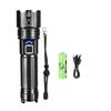 Ultra Powerful XHP360 LED Flashlight Rechargeable Torch Tactical Lantern Outdoor Waterproof Fishing Flashlight With Mobile Power