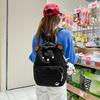 Schoolbag schoolbag female middle school student ins high value backpack large capacity leisure travel backpack contrasting color splicing backpack 