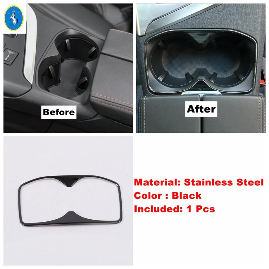 Auto Glove Storage Box / Air AC Outlet Vent / Water Cup Holder Panel Cover Trim Accessories For Peugeot 3008 5008 GT 2017 -