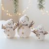 1PC Knitted Handmade Christmas Modern Simplicity Ornament Atmosphere Doll Desktop Plush Multi-element Festival