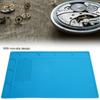 Scale Ruler Watch Repair Mat Blue Silicone Soldering Mat Soft Rubber Watchmaker Pad  Soldering Work
