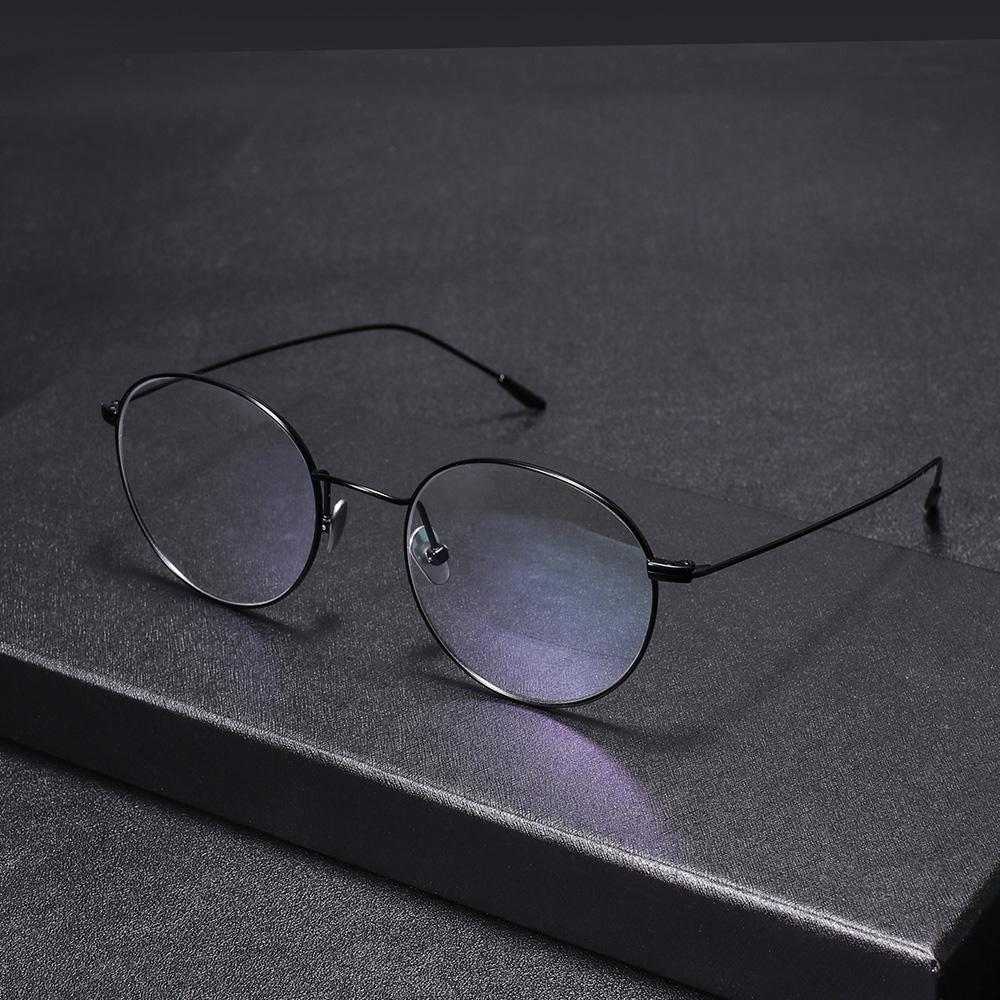 Lingkeonpeuleim Lf6610_Black Pure Titanium Eyeglass Frame