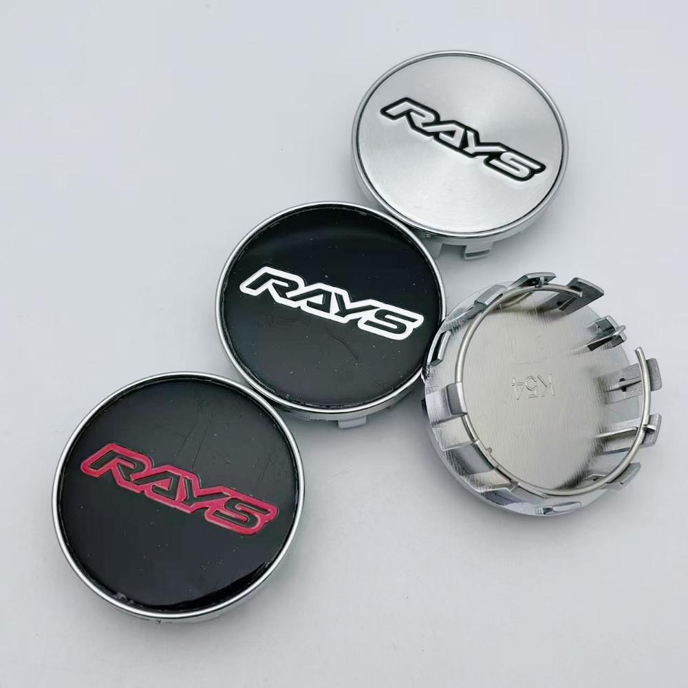 4ks 54mm 50mm RAYS Logo Znak Krytky Středu Kolečka Auta Krytky Středu Náboje Kola Kryt Proti Prachu Ráfku Krytky Náboje Náhradní Doplněk Pro Styling Auta