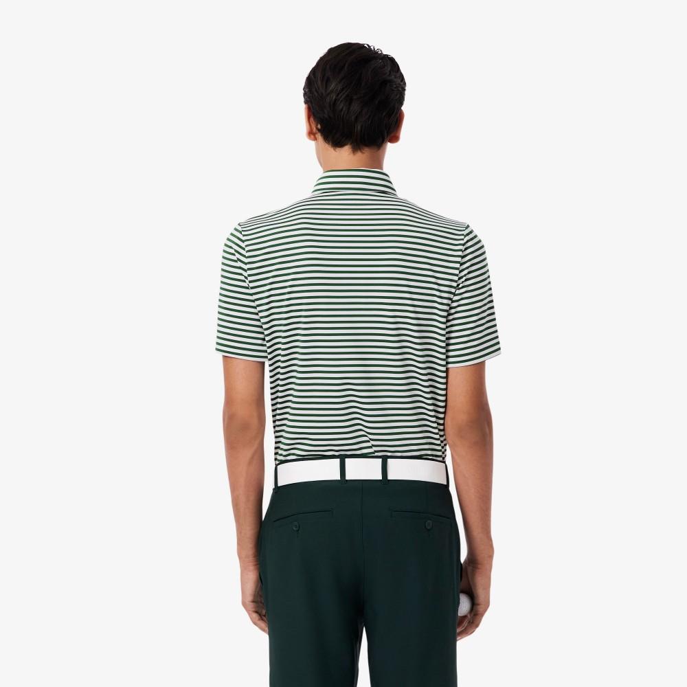Lacoste Men's Golf Striped Short-Sleeve Polo Shirt DH7418-55N291