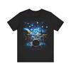 Unisex Van Gogh Starry Night Drummer Artistic Drum Set for Music Lovers T-Shirt