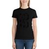C-Clef, Alto Clef, Viola Key, Tenor Clef Vintage Black T-Shirt Tops Female Clothing Plain T Shirts For Women