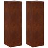 Plant Stand 2 Pcs Rust Look 30 X 30 X 100 Cm