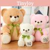 Posture Cute Sitting Teddy Bear Plush Toy Butterfly Festival Ribbon Child Gift