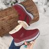 Women's Fashion Side Zipper -Lined Winter Boots for Cold