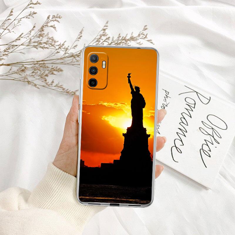 IK66 Statue of Liberty Phone Case for Motorola Moto G10 G20 G30 G31 G32 G34 G35 G41 G42 G50 G51 G52 G55 G60 G60S G62 G71 G72 G75