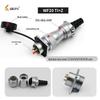 Weipu WF20 Waterproof Aviation Connector, 15-Pin.
