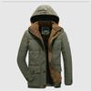 Winter Men's Cotton-padded Coat, Outdoor Thickened Velvet, Cold-proof and Warm Casual Large-size Cotton-padded Jacket Trendy