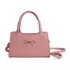 Bow Underarm Bag Women's 2025 Summer New Simple Foreign Style Small Square Bag High Texture Shoulder Messenger Bag