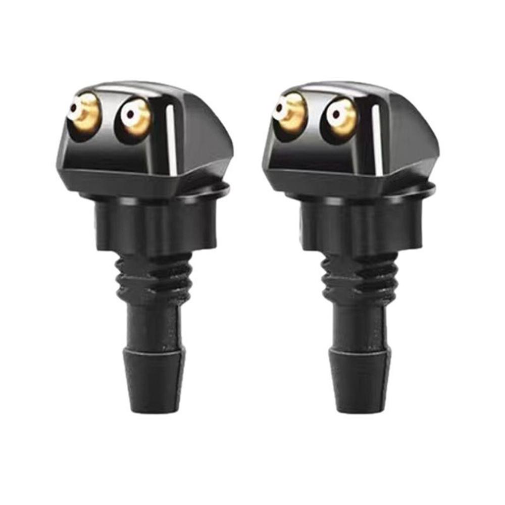 2Pcs Car Water Spray Jet Nozzle Hose Connectors For Kia Ceed Toyota Honda Nissan