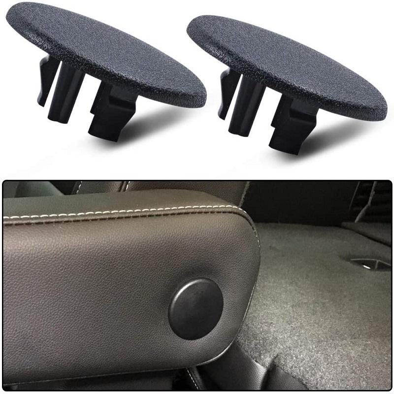 2PCS Armrest Cap Cover for Chevy Suburban, Tahoe, GMC Sierra, Yukon - Left or Right Rear Bucket Seat Handle Trim Bolt 15279689 чёрный