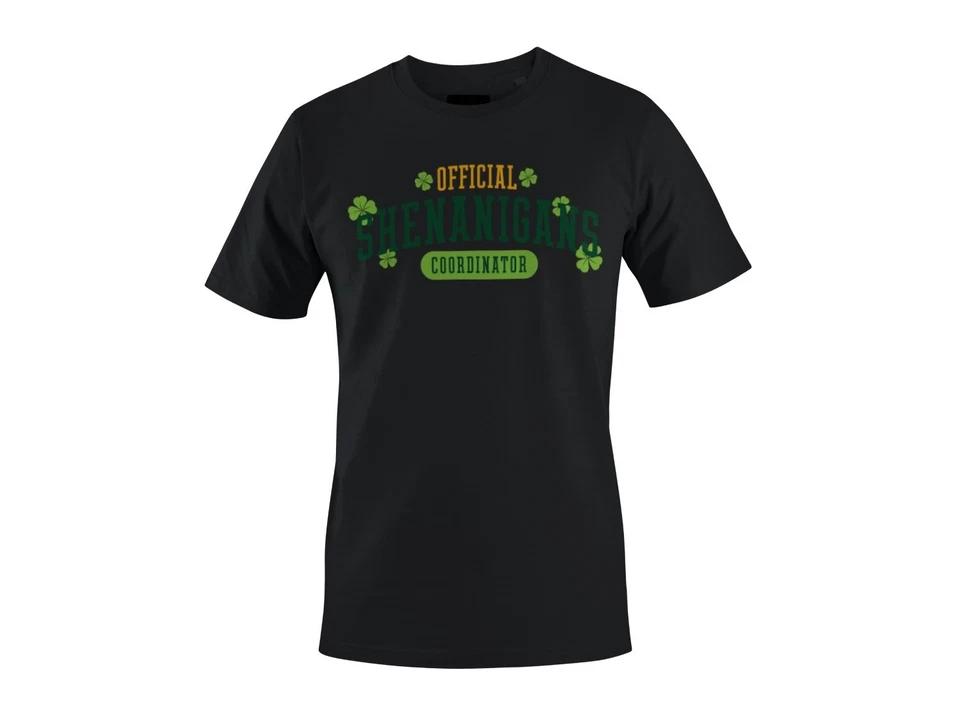 Official Shenanigans Coordinator Funny St. Patricks Day Men s T-shirt 4XL