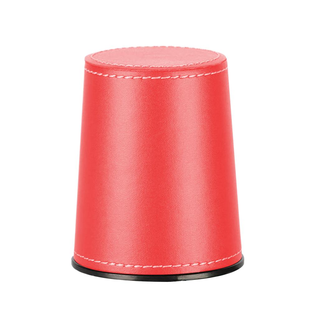 PU Leather Dice Cup Fashion Simple Dice Shaker Cup Flannel Interior Quiet Shaker Cup Clubs Entertainment Dice Cup