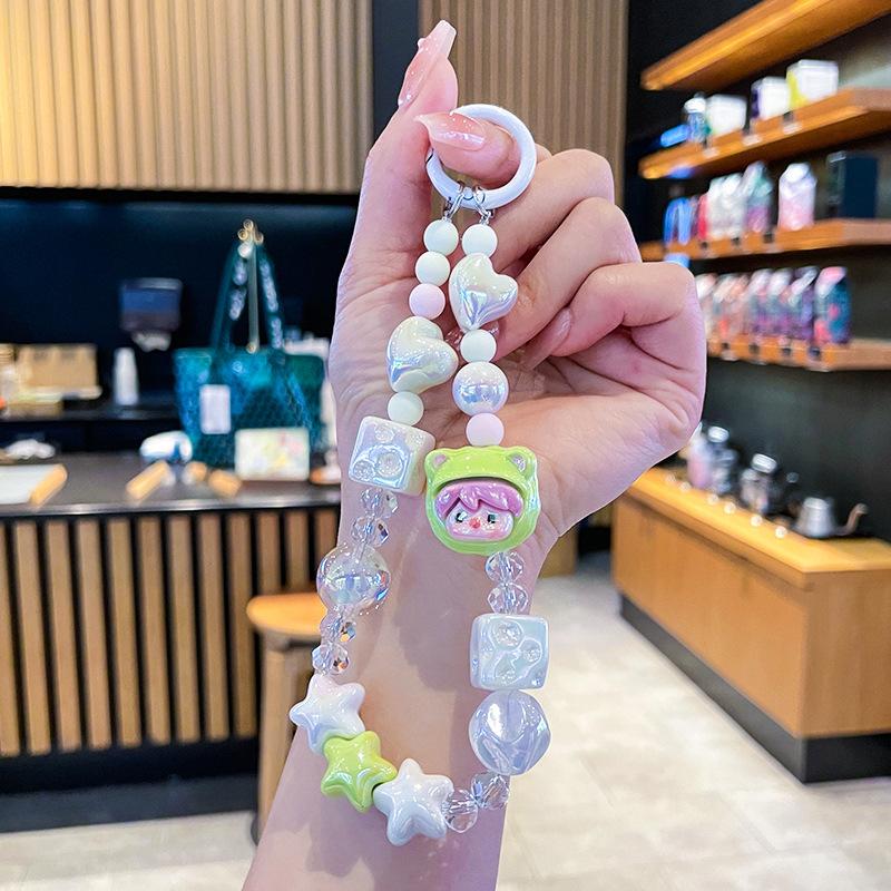 

Цепочка против потери телефона Креативный бисерный кулон Брелок Украшение для рюкзака Подарки