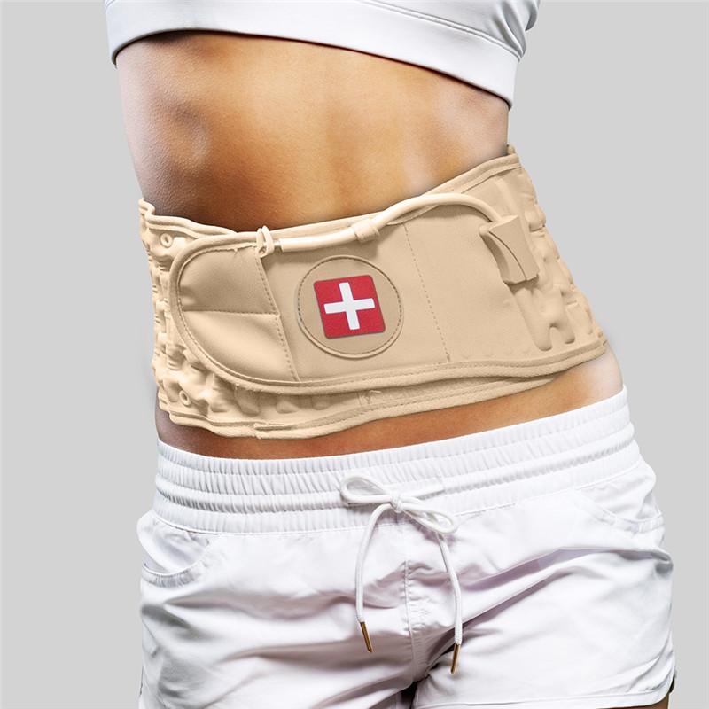 Unzipped Waist Support Belt Waist Air Traction Bracket Spine Relief Belt Release Backward