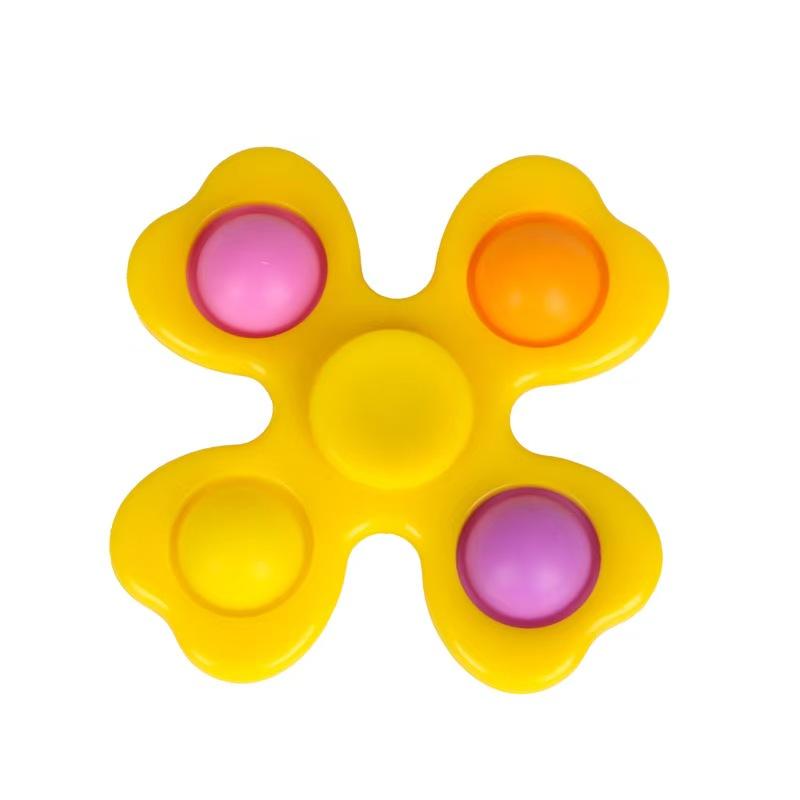 Decompression Finger Top Exhaust Bubble Love Pinch Fun Competition Fingertip Spin Toys  Playsets Gift Presents
