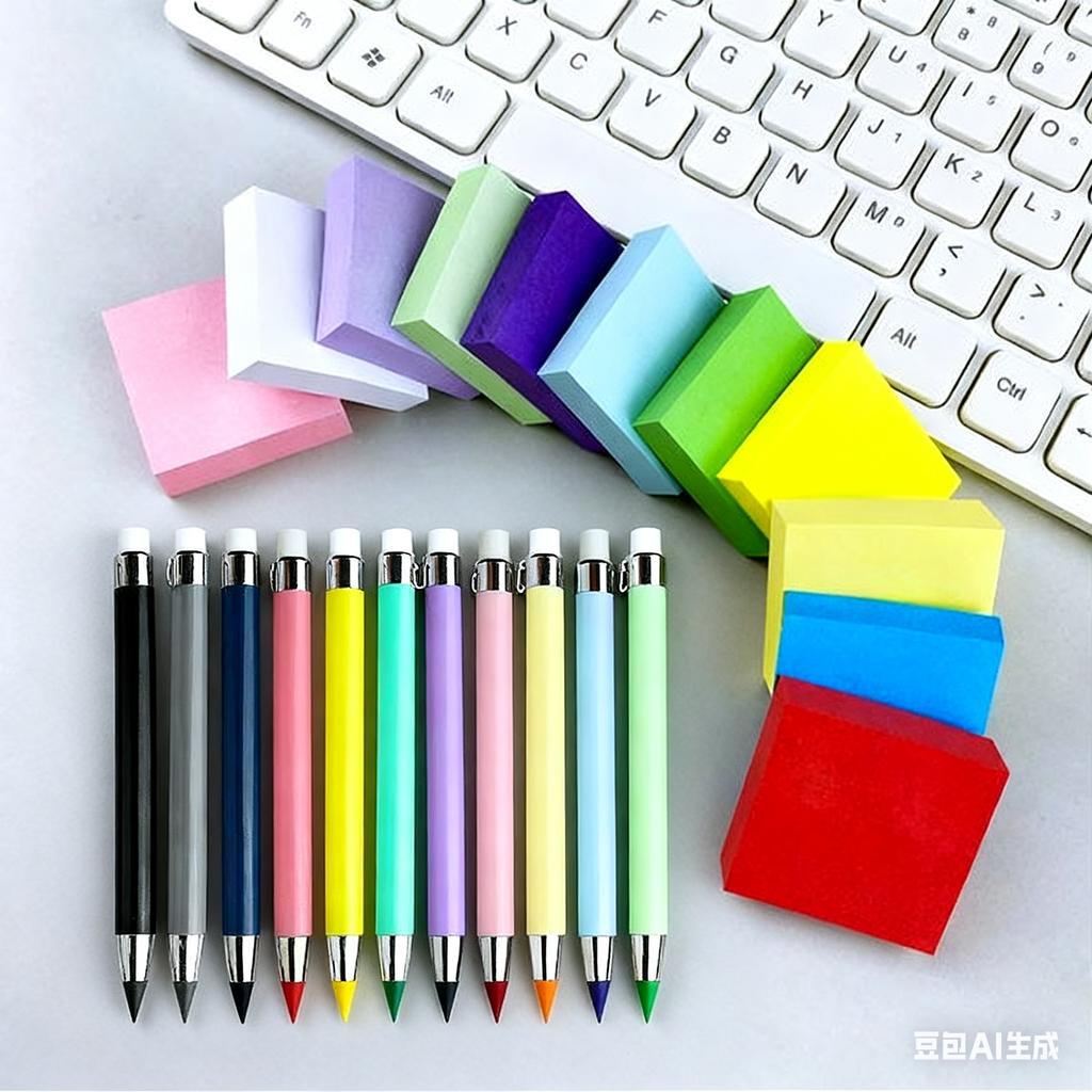 Unendliches Stift- und Notizset für Schüler, Büro und Studenten – Geschenkset mit Buntstiften, Künstlerbedarf und Schulbedarf