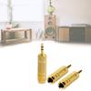 1pc/3pcs Stereo Audios Adapter 1/8 To 1/4 Audios Converters for Player Headphones and Musical Instrument Accessory