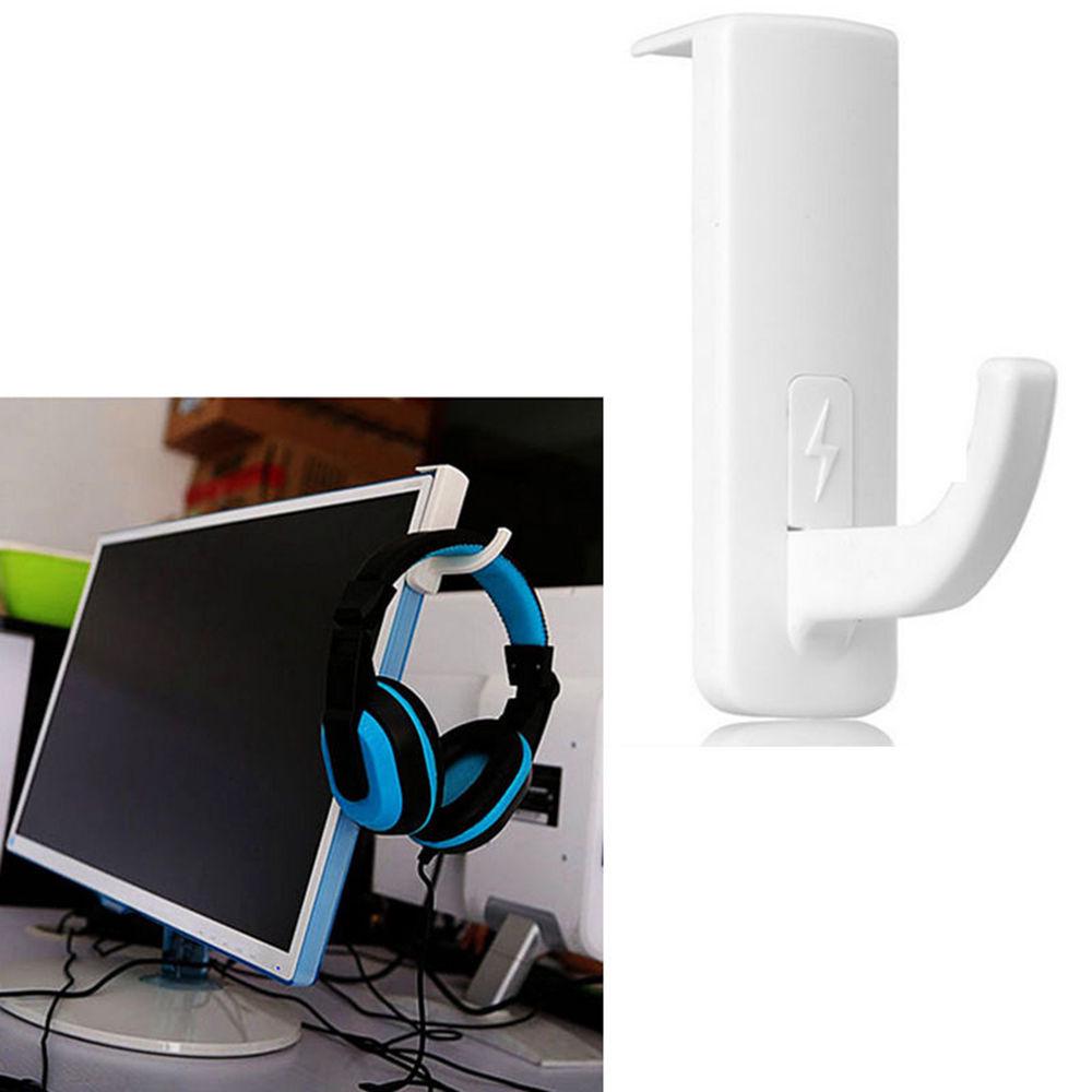 Gaming Earphone Stand Hanger Computer Monitor Rack Base Headphone Headset Stick-on Holder Accessories For All Earset