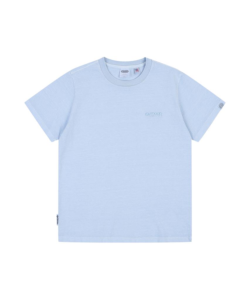OUTDOOR PRODUCTS W Crop Capsule Logo T-Shirts (Blue)