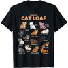 T-shirt Sieste de Chat Figuré T-shirt Pain de Chat Chatons Mignons Chats Kawaii pour Amoureux des Chats T-shirt Graphique Drôle T-shirt Original