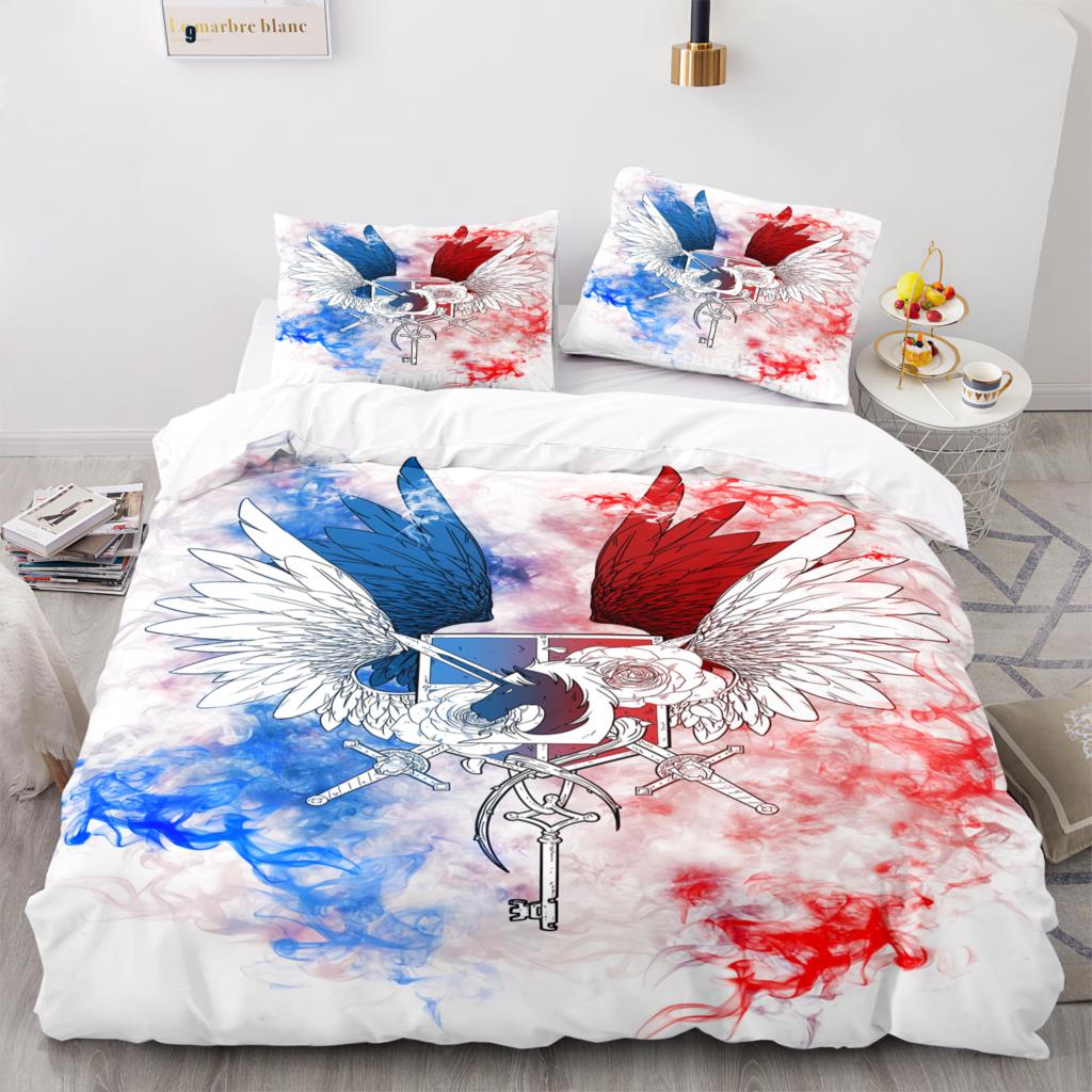 Anime Attack On Titan Bedding Set Single Twin Full Queen King Size 2/3pcs Bedding Set Adult Kid Duvet Cover Sets Home Textiles