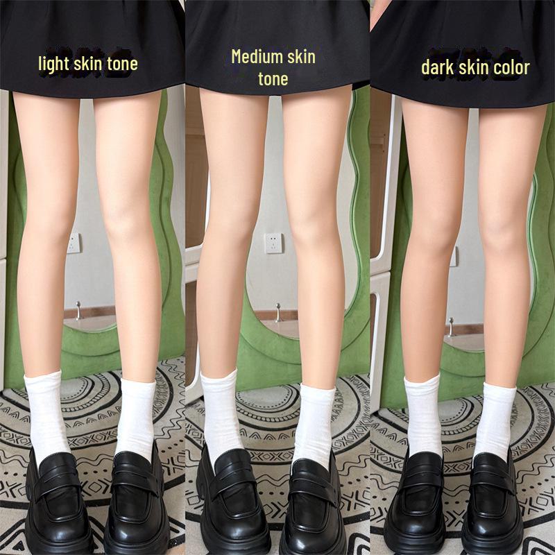 

Xijin Chili Pepper Women s Velvet Nude Black Silk Footless Pantyhose for Autumn and Winter Button Ultra-Thin 80g No Fleece [20-30°C]