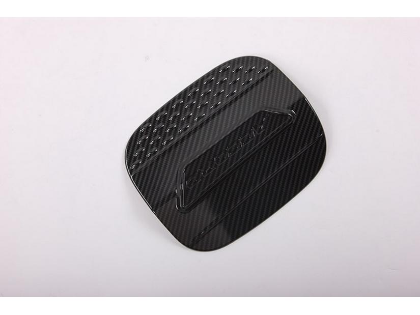 2018 Accord ABS Black Carbon Fiber Fuel Cap with Lettering Decor