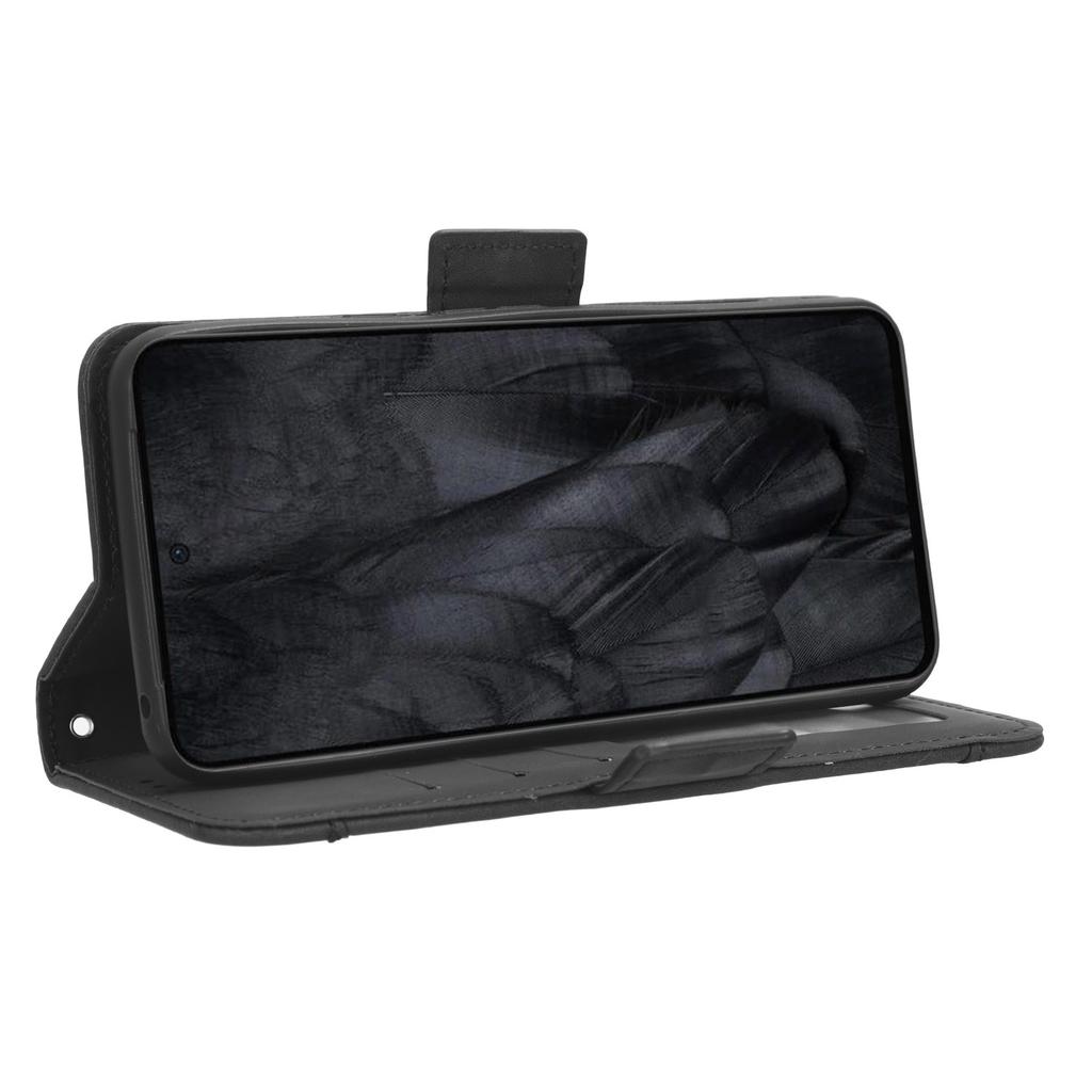 For Google Pixel 8 Multiple Card Slots Phone Case PU Leather Wallet Stand Phone Cover