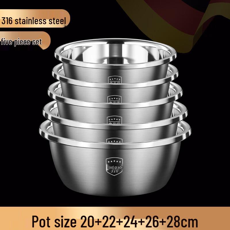 Lainuo 316 Stainless Steel Multi-use Basin Set