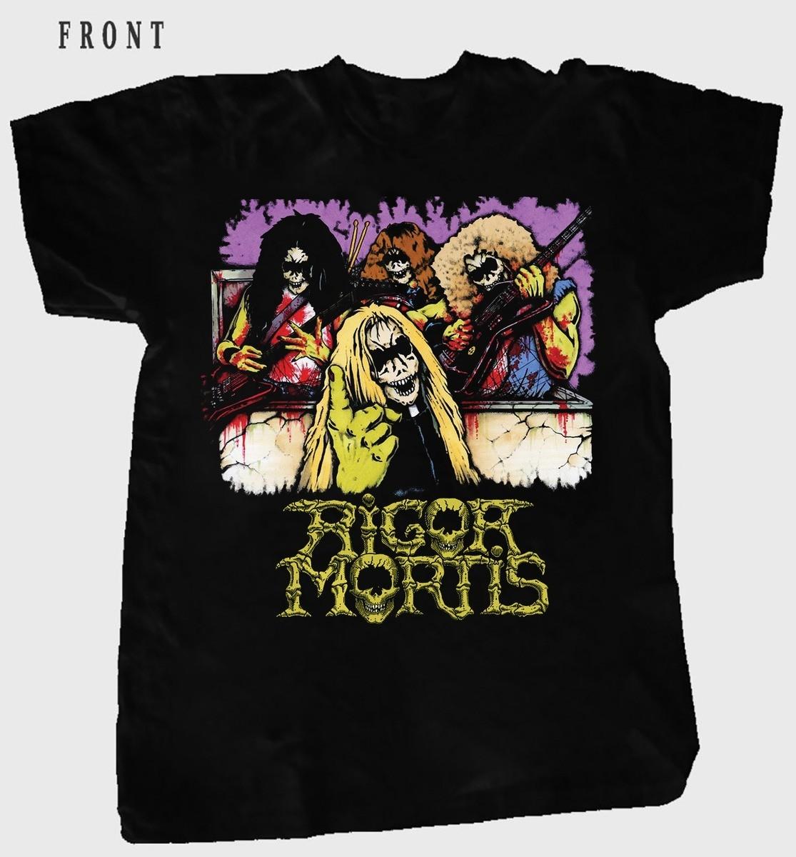 Vintage Rigor Mortis Band Punk Rock Black S to 5XL Tee Shirt SN526 Unisex T-Shirt L